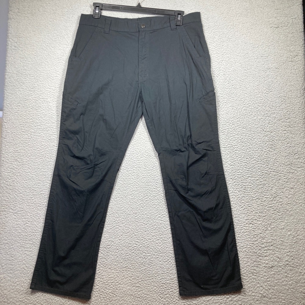 Genuine Dickies Tactical Pant Men 36x30 Black Ripstop Straight Workwear Gorpcore
